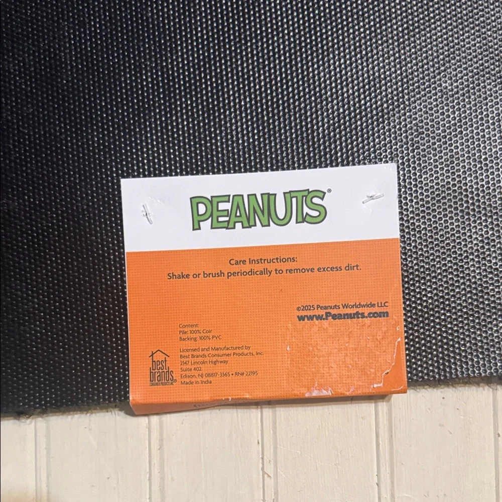 Peanuts: Halloween themed floor mat
